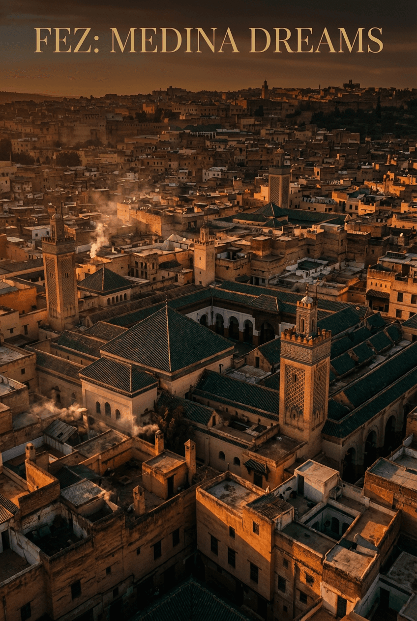 Fez, Marruecos — vista aérea